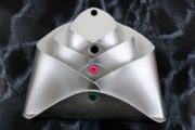silbernes no-sew Täschchen