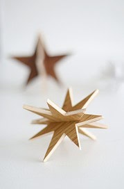 3D Sterne aus Holz