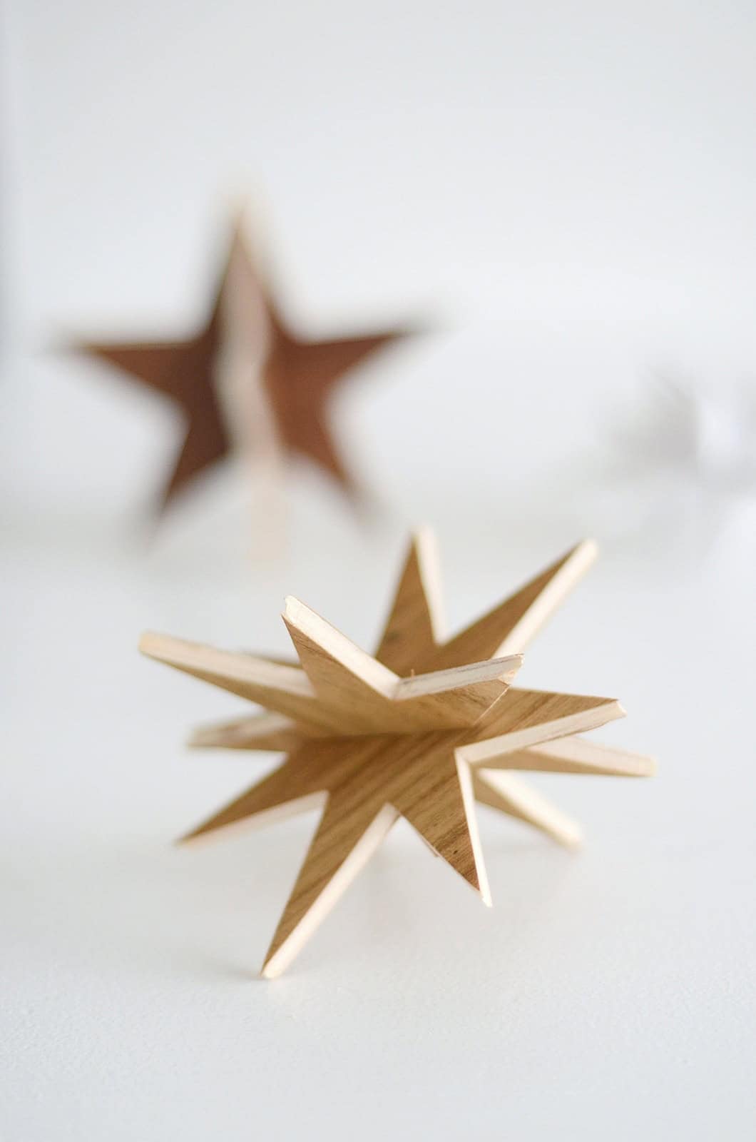 3D Sterne aus Holz