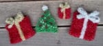 Weihnachtliche Schwämme aus Creative Bubble Garn