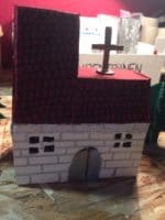 DIY Adventsgesteck aus Pappe