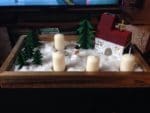 DIY Adventsgesteck aus Pappe