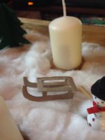 DIY Adventsgesteck aus Pappe