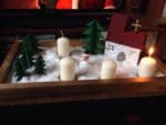 DIY Adventsgesteck aus Pappe