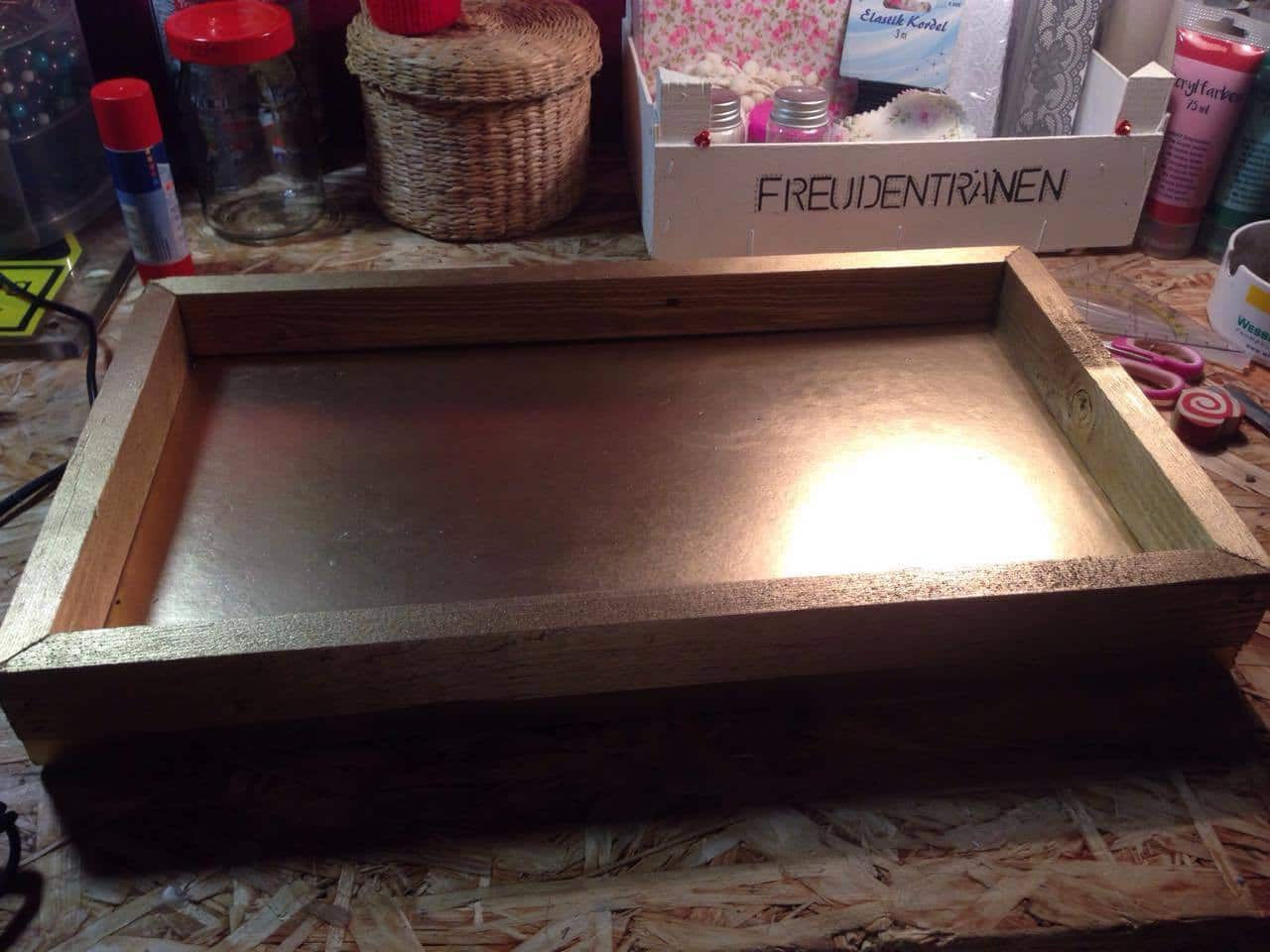 DIY Adventsgesteck aus Pappe