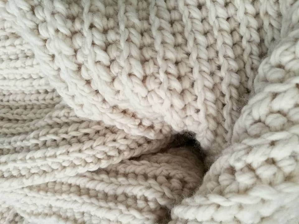 Kuschel- Strickjacke häkeln