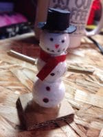 DIY Adventsgesteck aus Pappe
