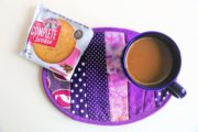 Schnittmuster: Ovalen Mug Rug nähen