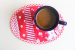 Schnittmuster: Ovalen Mug Rug nähen