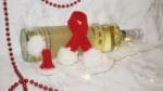 Last-Minute-Geschenkidee – Gestrickte Weinverpackung