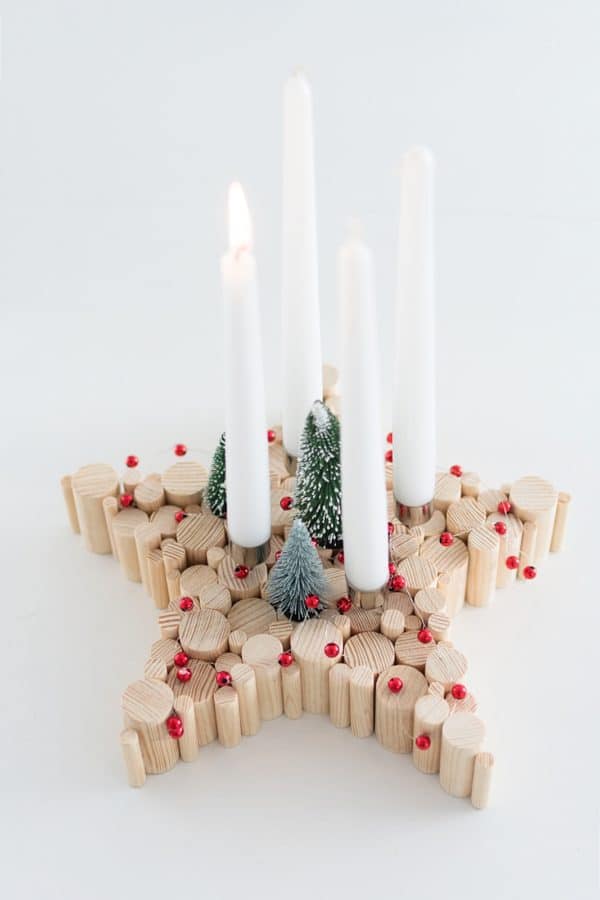 DIY Adventskranz - mal anders!