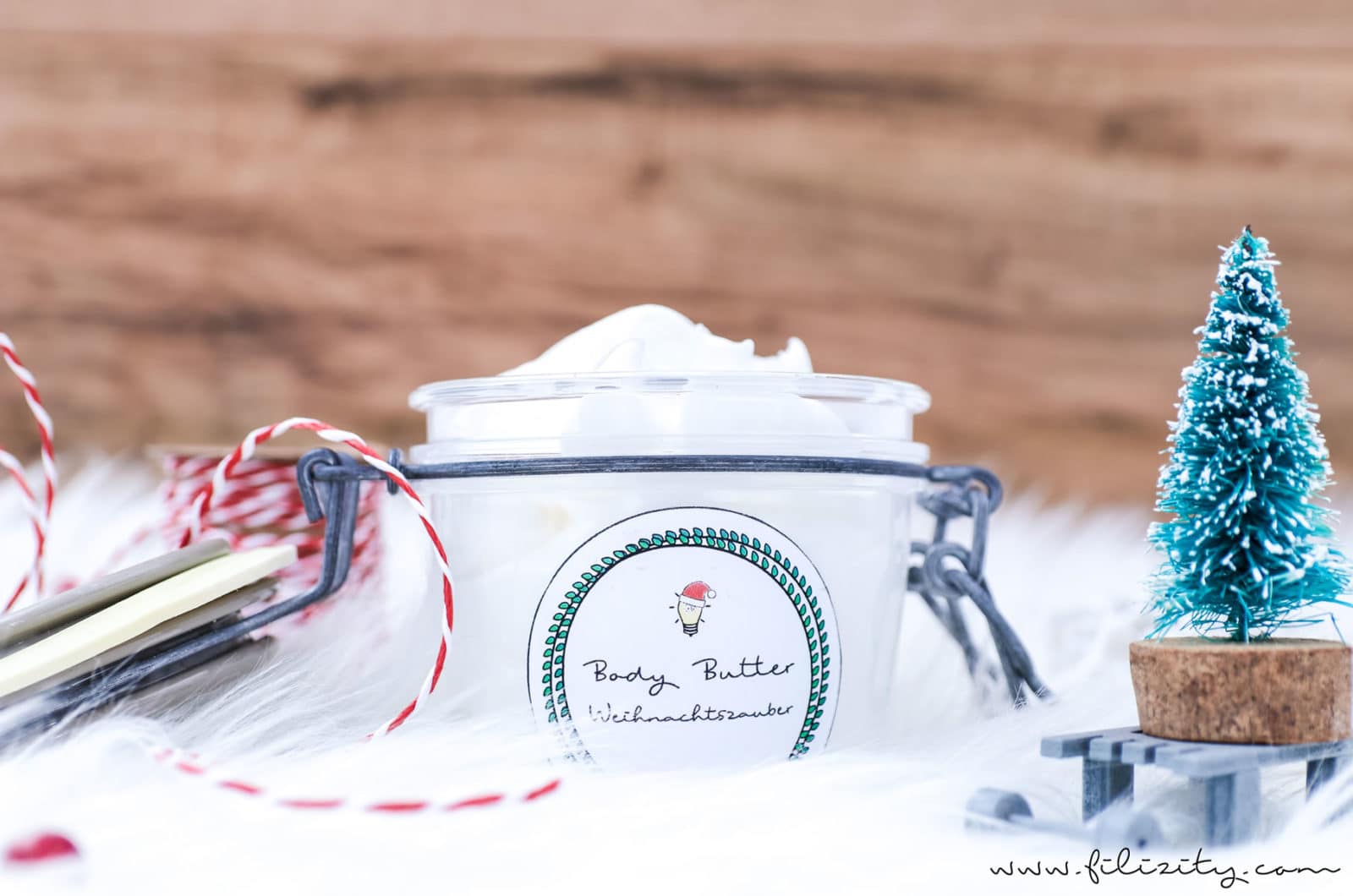 DIY Geschenkidee: Body Butter mit Winterduft
