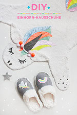 DIY EINHORN-HAUSSCHUHE SELBER MACHEN