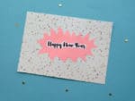 DIY Weihnachtskarten // Collagen aus Icons und Text (mit Druckvorlage)