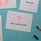 DIY Weihnachtskarten // Collagen aus Icons und Text (mit Druckvorlage)