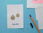 DIY Weihnachtskarten // Collagen aus Icons und Text (mit Druckvorlage)