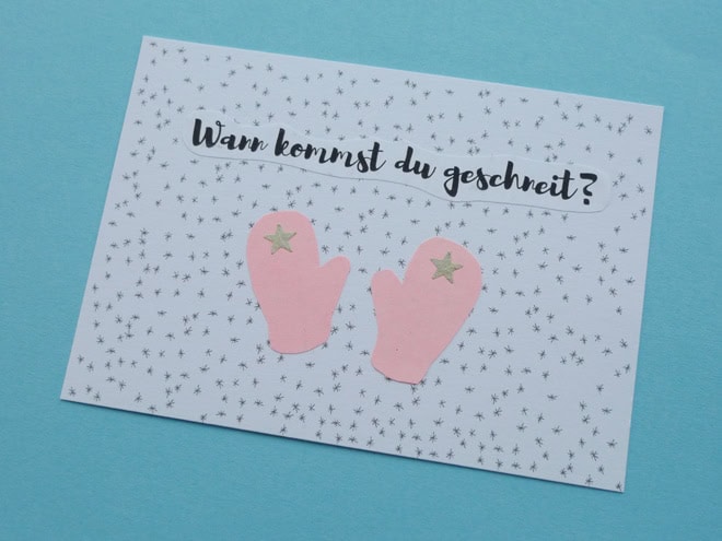 DIY Weihnachtskarten // Collagen aus Icons und Text (mit Druckvorlage)