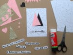 DIY Weihnachtskarten // Collagen aus Icons und Text (mit Druckvorlage)