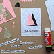 DIY Weihnachtskarten // Collagen aus Icons und Text (mit Druckvorlage)