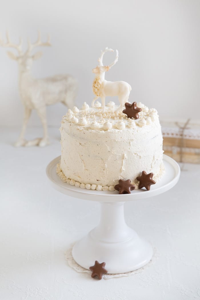 „Eierlikörkuchen mit Trüffel-Sternen & fröhliche Weihnachten!“