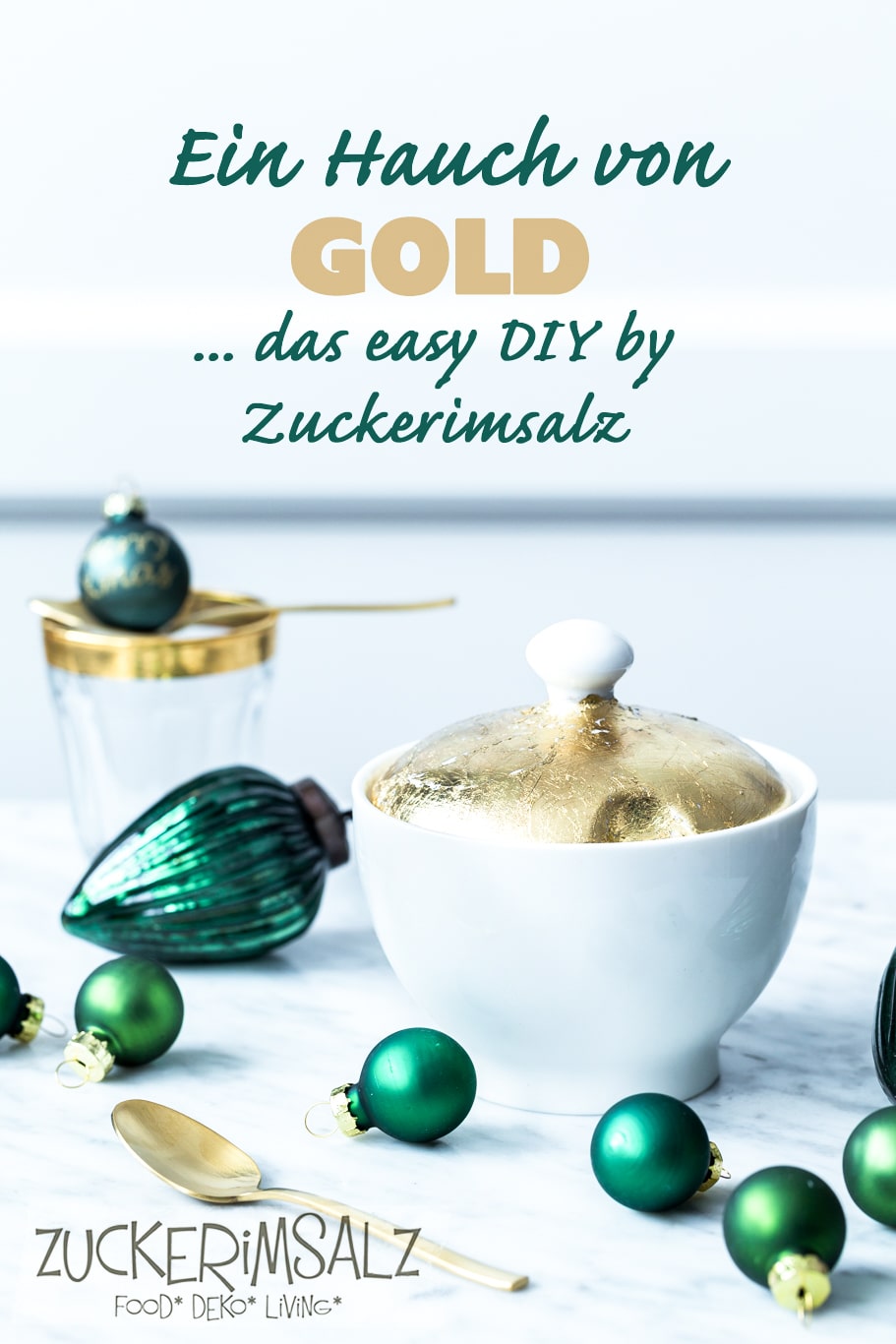 Ein Hauch von Gold … das easy DIY