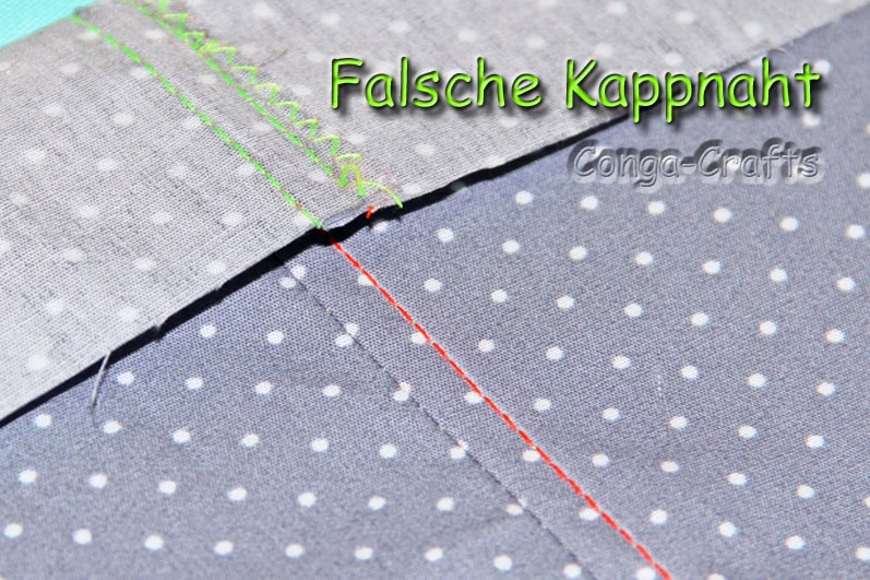 Anleitung „Falsche“ Kappnaht