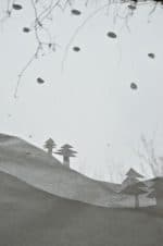 einfaches winterliches Fensterbild…
