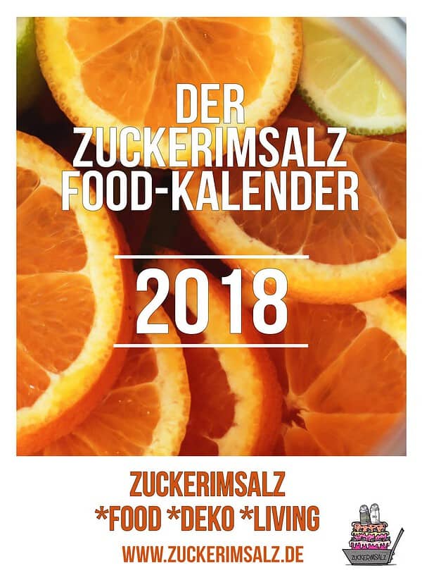 Der Food Kalender 2018 made by Zuckerimsalz