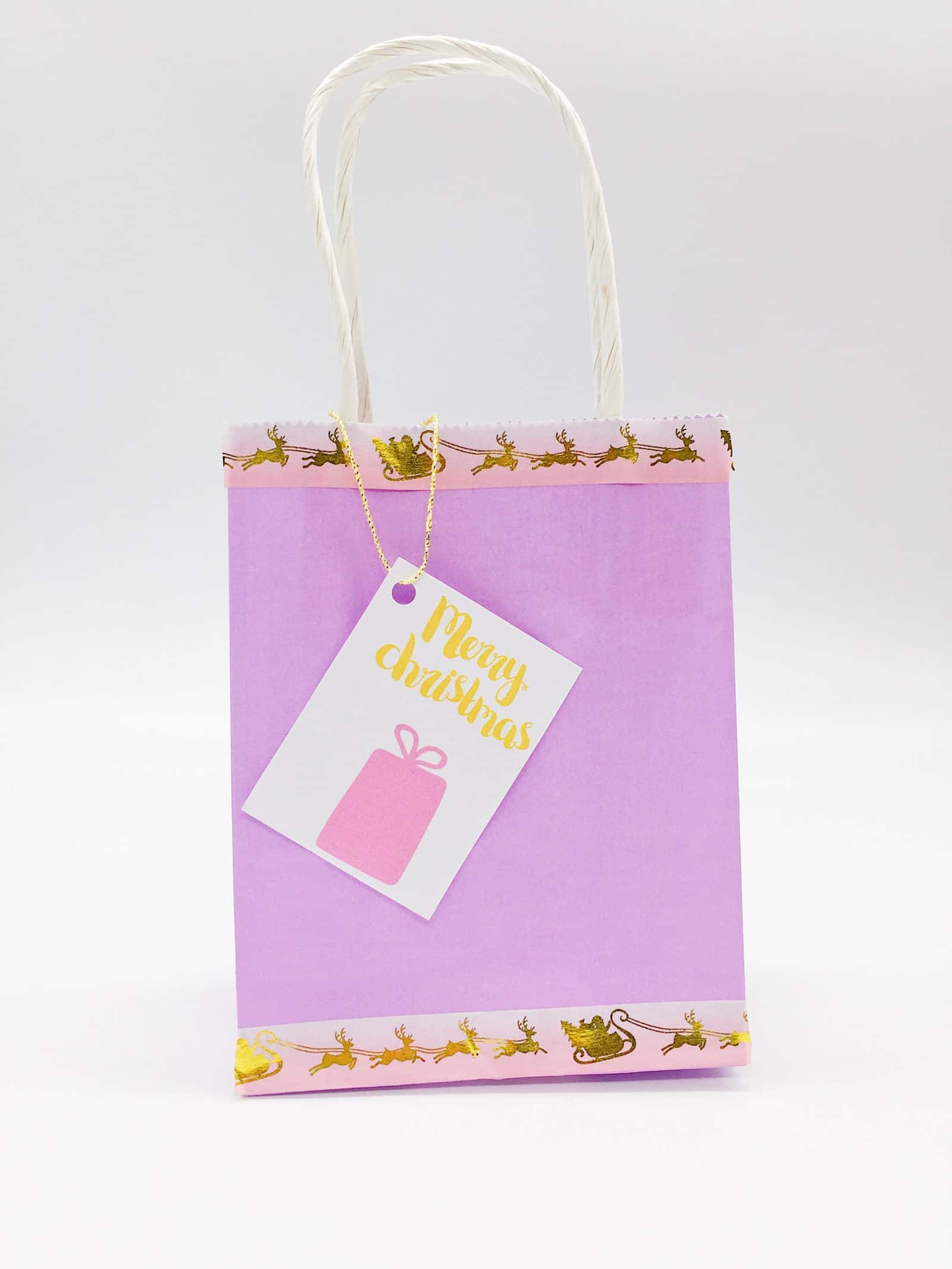 Geschenke Tüten mit Anhängern selber machen