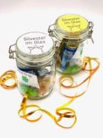 Silvester im Glas – süße Idee für ein Gast Geschenk