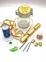 Silvester im Glas – süße Idee für ein Gast Geschenk