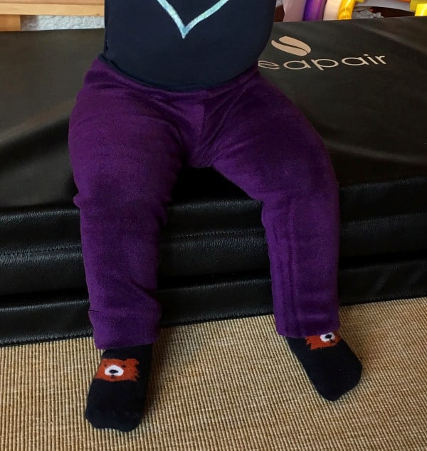 Winterliche Kuschelhose nach Freebook