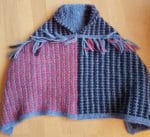 Poncho und Baskenmütze stricken