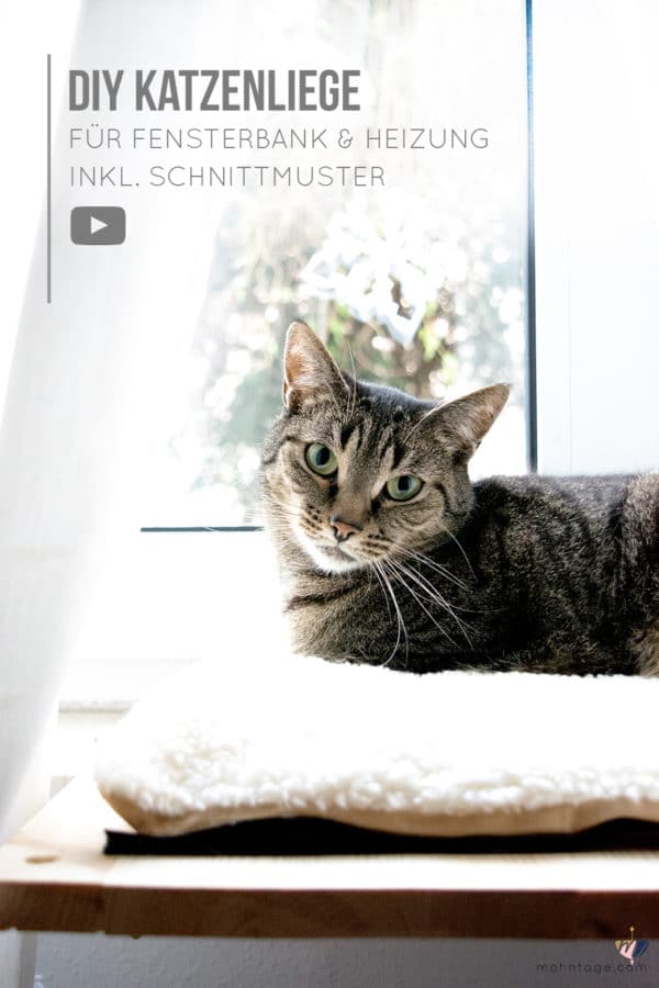 Katzenbett selber bauen – für Fensterbank & Heizung | mit Video