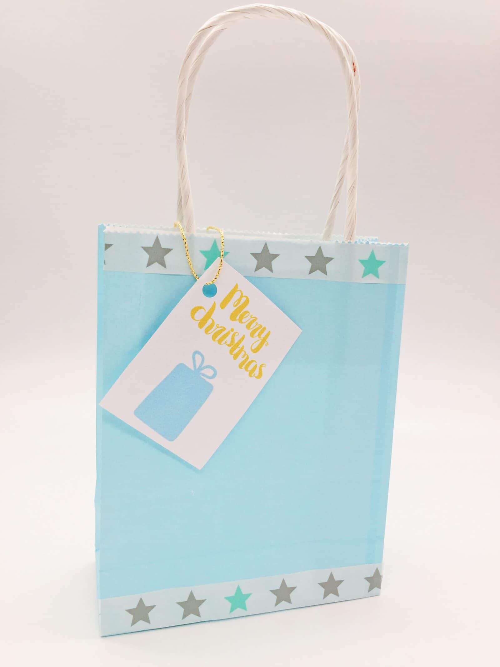 Geschenke Tüten mit Anhängern selber machen