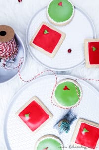 Grinch-Kekse mit Royal Icing – Weihnachtsplätzchen mal anders