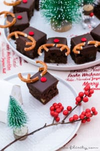 Rudolph Brownies – Der schokoladigste Weihnachts-Kuchen