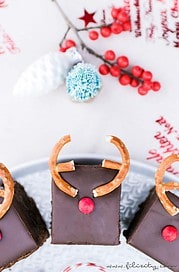 Rudolph Brownies – Der schokoladigste Weihnachts-Kuchen