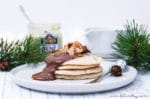 Weihnachts-Dessert: Baghrir mit Schoko-Orangen-Senf-Soße