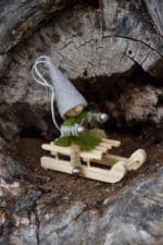 Niedliche Schlittenwichtel basteln