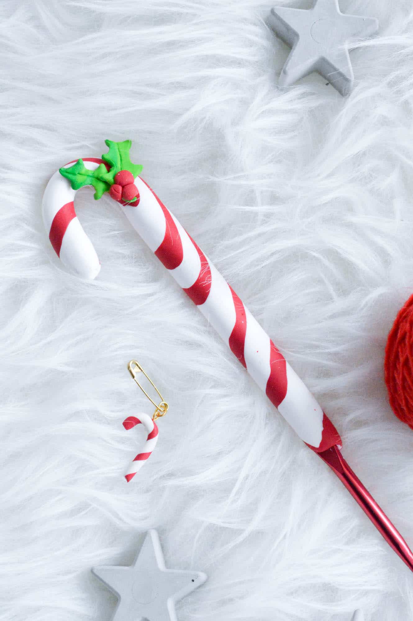 Zuckerstangen Häkelnadeln
