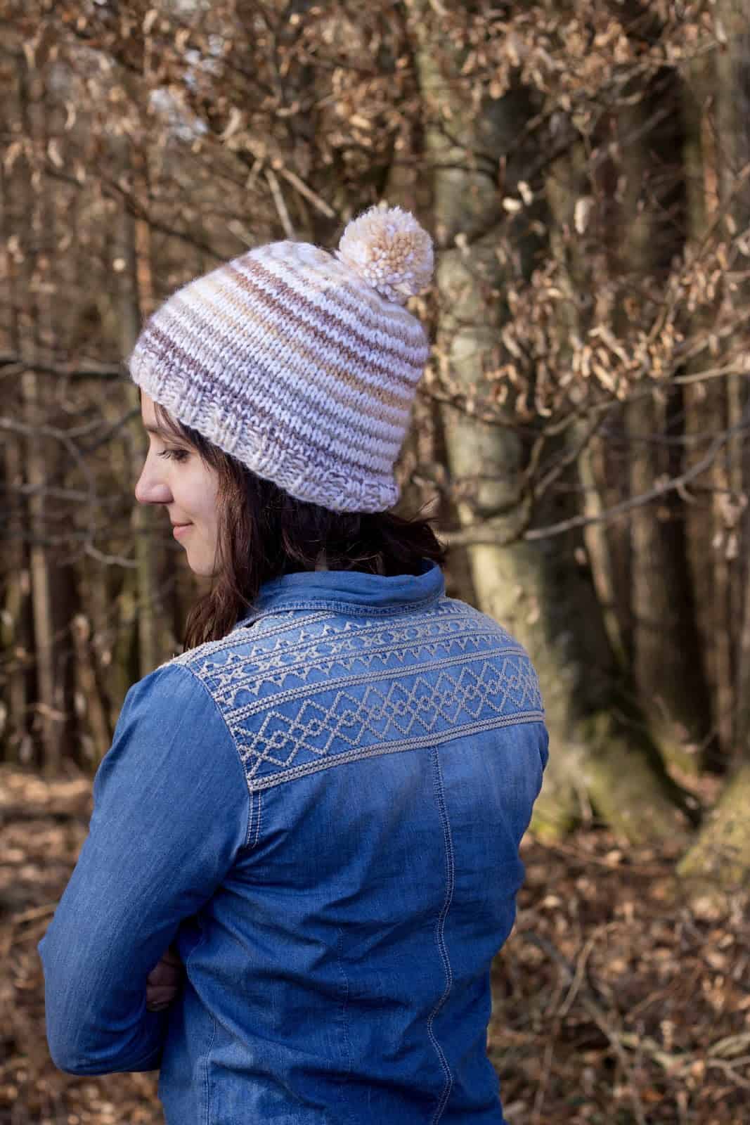 Strickmütze mit Chunky Yarn