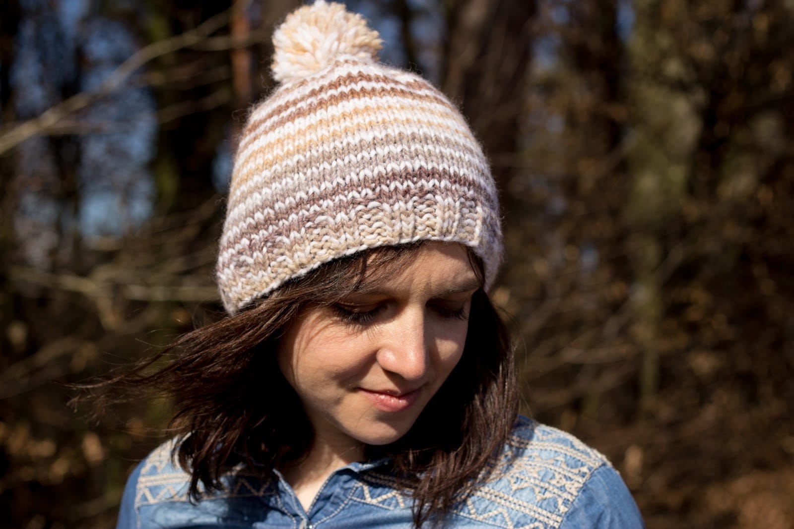 Strickmütze mit Chunky Yarn