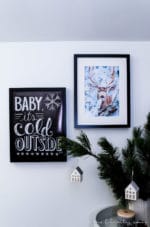 Hyggelige Winterdeko: Beleuchtete Poster selber machen