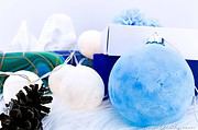 DIY Christbaumkugeln mit Serviettentechnik