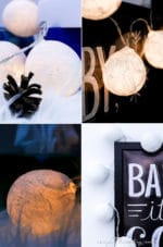 DIY Lichterkette mit Taschentuch-Lampenschirmen