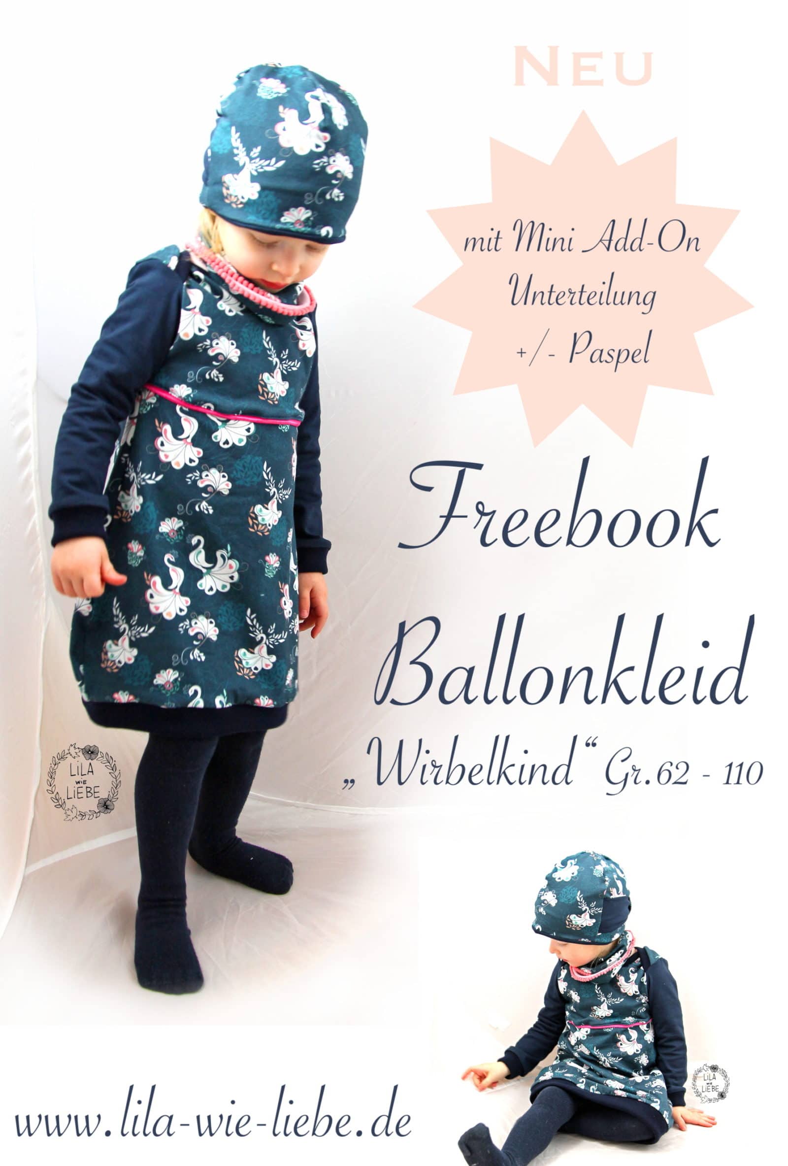 Ballonkleidchen für Kinder – mit Mini Add-On: Unterteilung