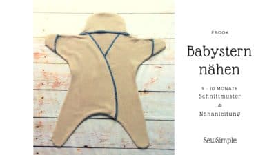 Schnittmuster: Babystern nähen (5-10 Monate)