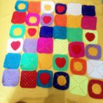 Bunte Baby Decke