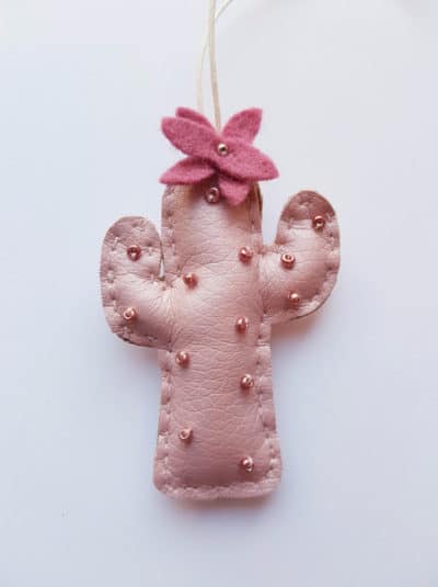 Kaktus Schlüsselanhänger Macy (rosa)